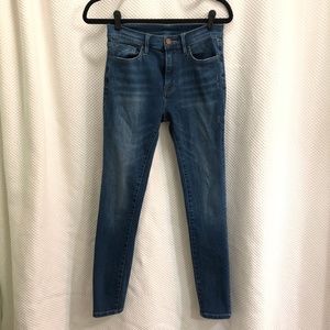 BDG Slightly Distressed High-Rise Skinny Jeans